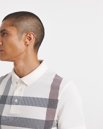 Barbour Short Sleeve Blaine Tailored Polo Shirt - White
