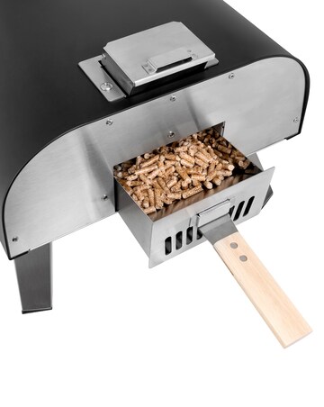 George Foreman Dual Fuel Powered Pizza Oven with Paddle & Carry Bag