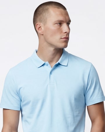 Marl Jersey Polo Shirt Long