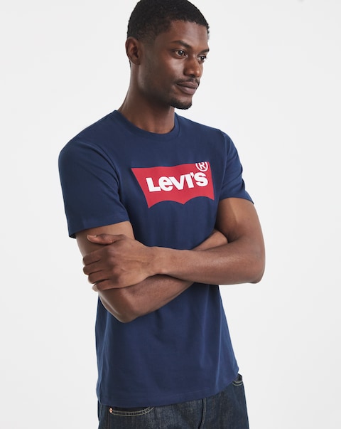 Levi's Classic Short Sleeve Batwing T-Shirt - Navy
