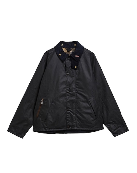 Barbour Icons Transport Wax Jacket - Navy