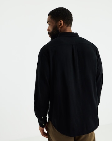 Polo Ralph Lauren Long Sleeve Stretch Mesh Shirt - Black