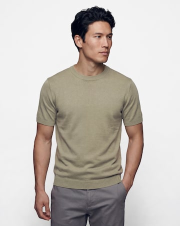 Folio Stone Knitted Crew Neck T-Shirt