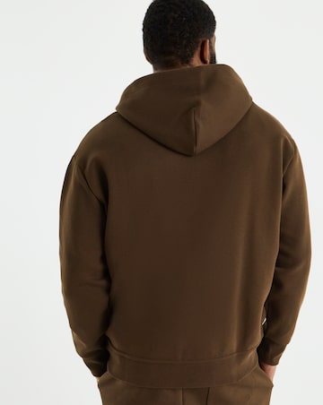 Polo Ralph Lauren Double Knit Zip Through Hoodie - Brown