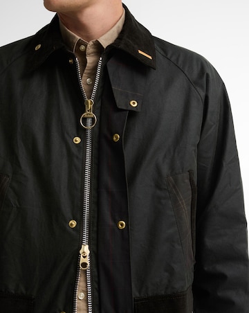 Barbour Icons Patch Bedale Wax Jacket - Sage