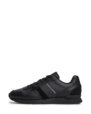 Tommy Hilfiger Leather Runner - Black