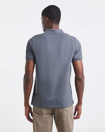 Tipped Pique Polo Long