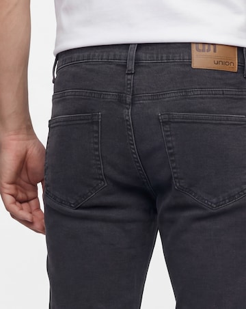Union Skinny Fit Stretch Jeans Black