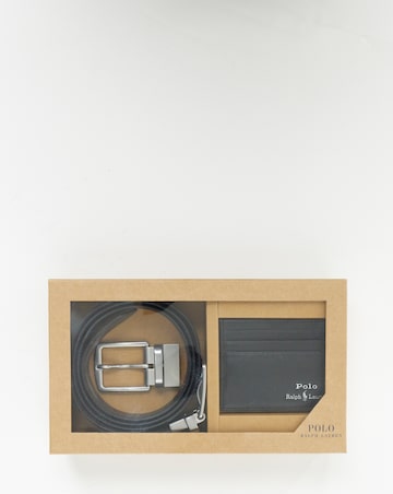 Polo Ralph Lauren Belt & Wallet Gift Box - Black