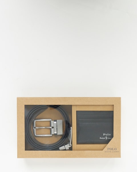 Polo Ralph Lauren Belt & Wallet Gift Box - Black