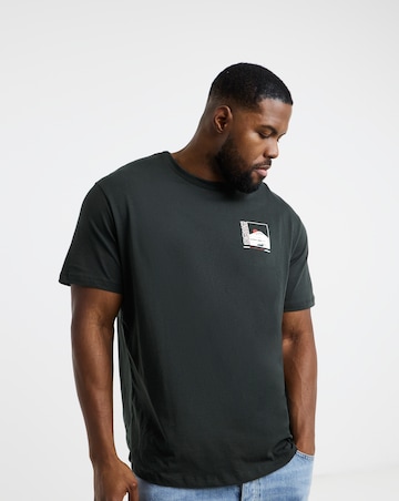 Jack & Jones Dragon Back Graphic T-Shirt - Green