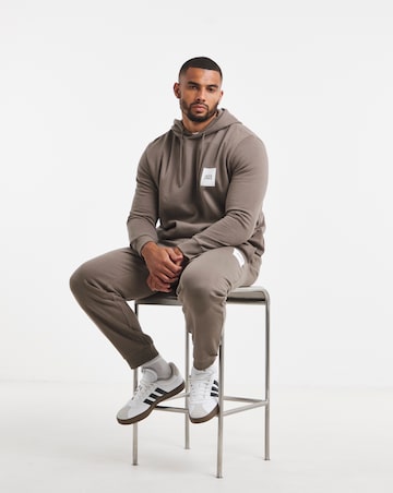 Jack & Jones Lock Sweat Hoodie and Pants Set - Brown