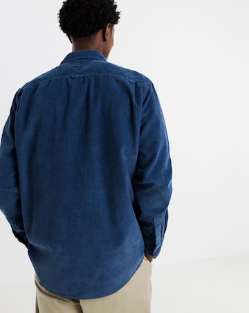 Tommy Jeans Relax Fit Corduroy Shirt - Navy