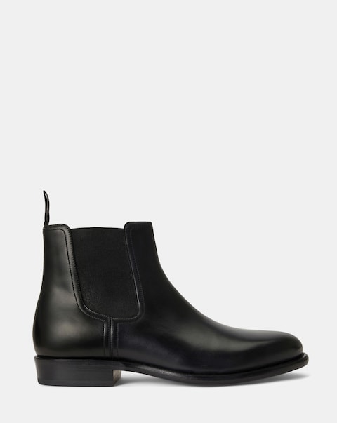 Polo Ralph Lauren Leather Chelsea Boots - Black