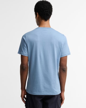 Barbour Short Sleeve Script Graphic T-Shirt - Blue
