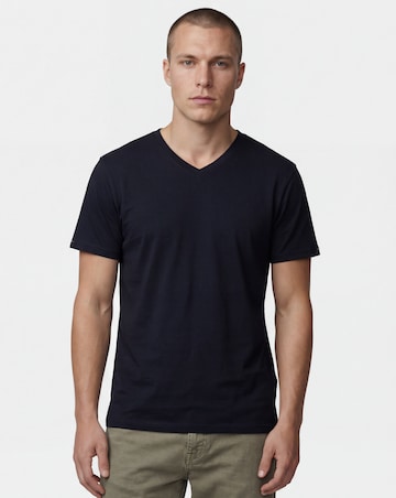 Pure Cotton V-Neck T-Shirt Long