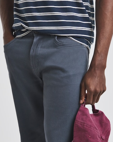 Union Blue Loose Fit Stretch Gabardine Jean