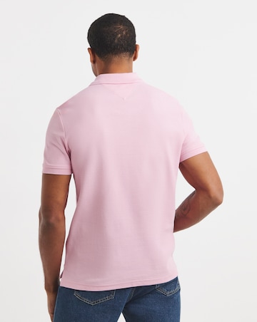 Tommy Hilfiger Short Sleeve Script Polo - Pink