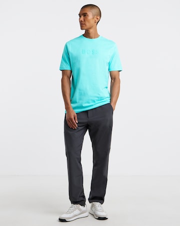 BOSS Short Sleeve Logo T-Shirt - Bright Blue