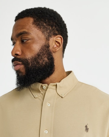 Polo Ralph Lauren Short Sleeve Stretch Mesh Shirt - Vintage Khaki