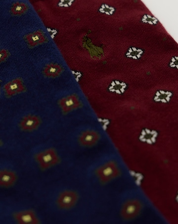 Polo Ralph Lauren 2 Pack Spot Socks - Navy/White