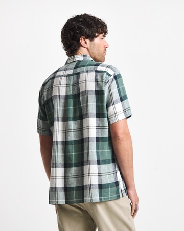 Barbour Croft Short Sleeve Tartan Summer Shirt - Meadow