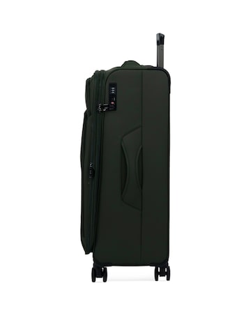 Rock Luggage Vitality 3pc Softshell Suitcase Set