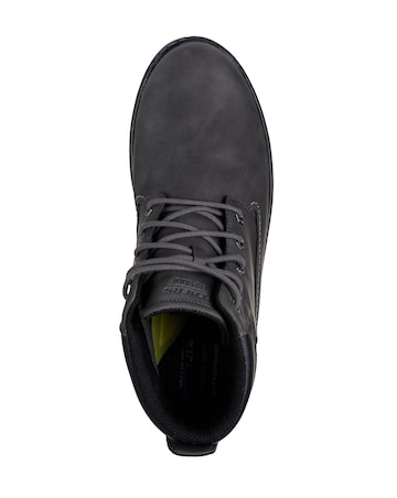Skechers Waterproof Garlan Deno Boot - Charcoal
