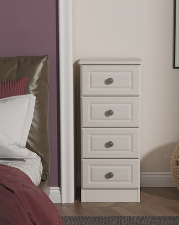 Peregrine Ready Assembled 4 Drawer Tallboy - Kids