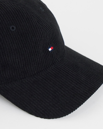 Tommy Hilfiger Flag Cord Cap - Black