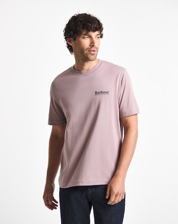 Barbour Moonwell Short Sleeve Graphic Relaxed T-Shirt - Ironstone