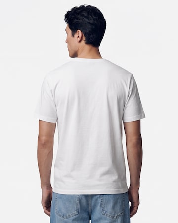 Pure Cotton Crew Neck T-Shirt Long- White