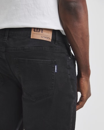 Union Loose Fit Stretch Jeans Blackwash
