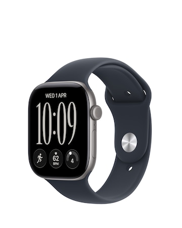 Apple Watch Series 12 GPS 46mm - Space Grey Aluminium/Navy Blue Sport Band - S/M