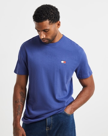 Tommy Jeans Short Sleeve Badge T-Shirt - Blue