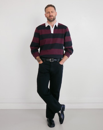 Long Sleeve Rugby Polo-Long Length