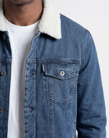 Union Borg Lined Denim Jacket