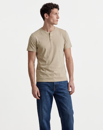 Grandad T-Shirt Long- Stone