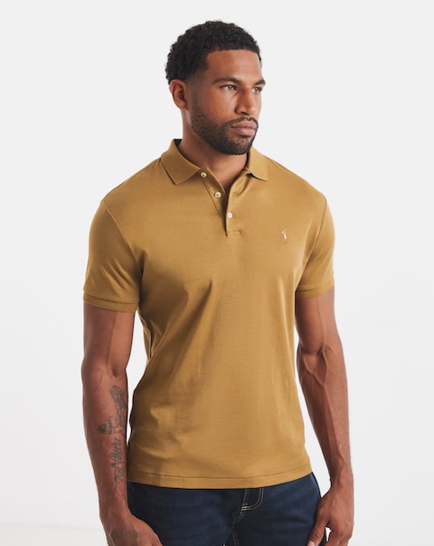 Polo Ralph Lauren Short Sleeve Soft Cotton Polo - Cafe Brown