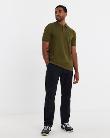 Voi Tipped Pique Polo Long Length