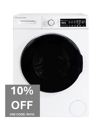 Russell Hobbs RH914W116W 9kg 1400rpm Washing Machine White + Install