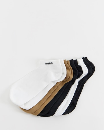 BOSS 5 Pack Logo Trainer Socks - Multi