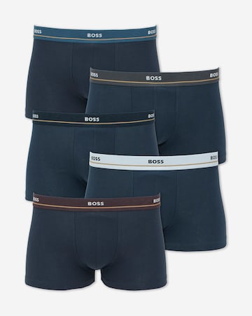 BOSS 5 Pack Essential Trunk - Blue
