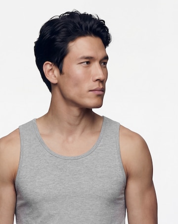 Pure Cotton Vest- Grey