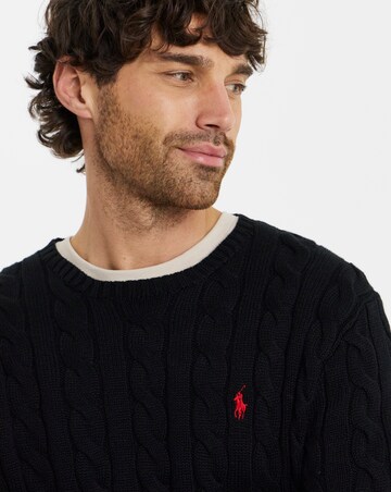Polo Ralph Lauren Cable Knit Jumper - Black