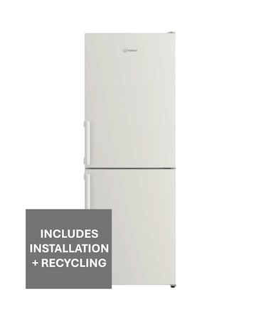 Indesit IB55532WUK Combi Fridge Freezer White + Install