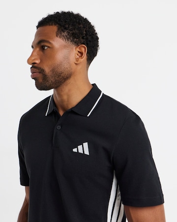 adidas 3 Stripes Pique Polo
