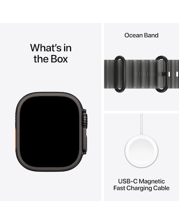 Apple Watch Ultra 4 GPS + Cellular 49mm - Titanium/Transulent Black Ocean Band