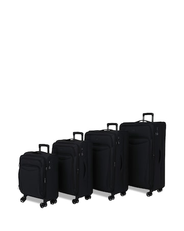 Rock Luggage Vitality 4pc Softshell Suitcase Set