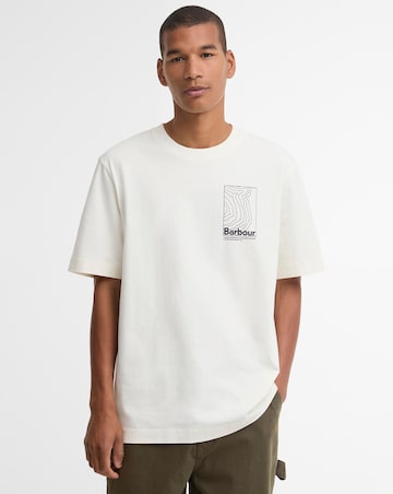 Barbour Woodbine Short Sleeve Relaxed Graphic T-Shirt - White
